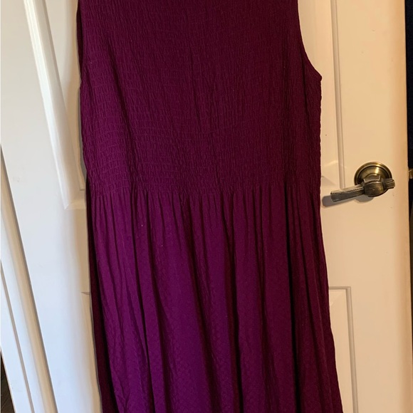 croft & barrow Sleeveless Maxi Dress in Plum - Picture 7 of 8